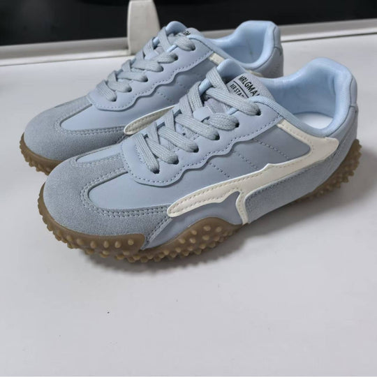 Damen Sportliche Sneakers mit atmungsaktiver Oberflächenstruktur und rutschfester Sohle EB