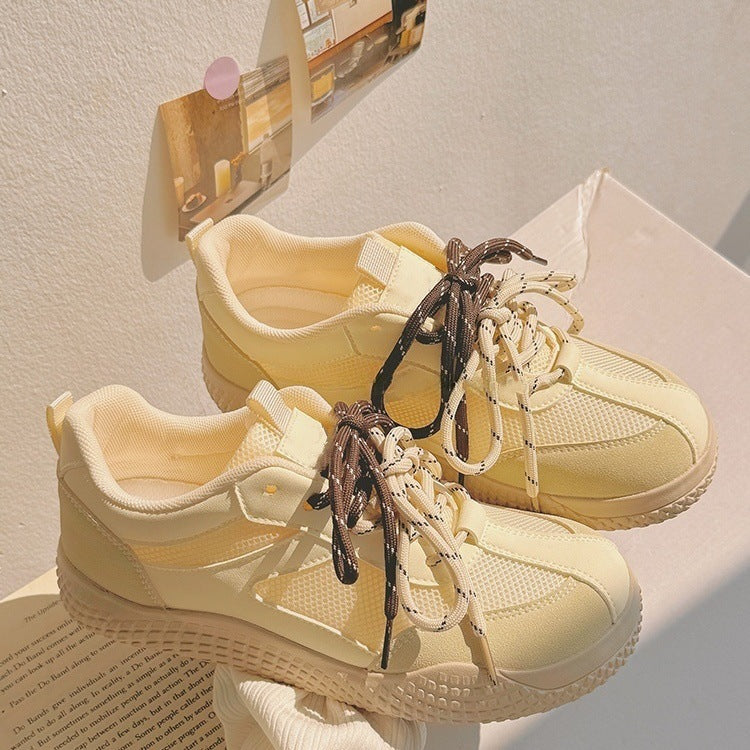 Damen Bequeme Sneakers mit atmungsaktivem Obermaterial und dämpfender Sohle EB