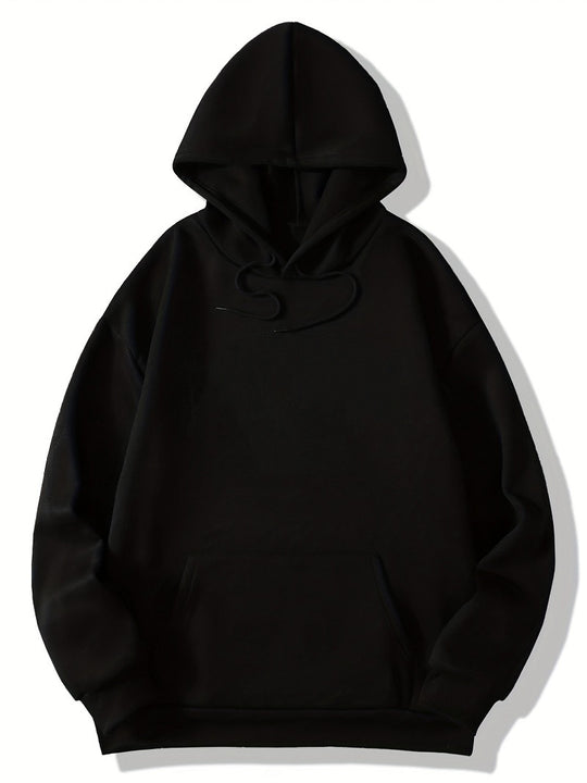 Damen Oversized Kapuzenpullover mit Kängurutasche EB