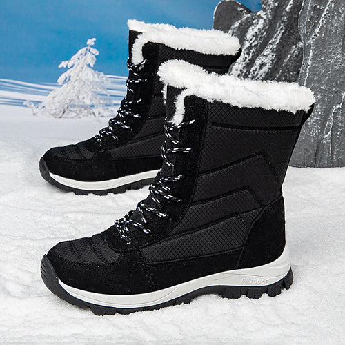 Damen Winterstiefel mit rutschfester Sohle und isolierendem Innenfutter EB