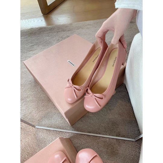 Damen Ballerina-Schuhe mit charmantem Schleifendetail und weich gepolsterter Innensohle EB