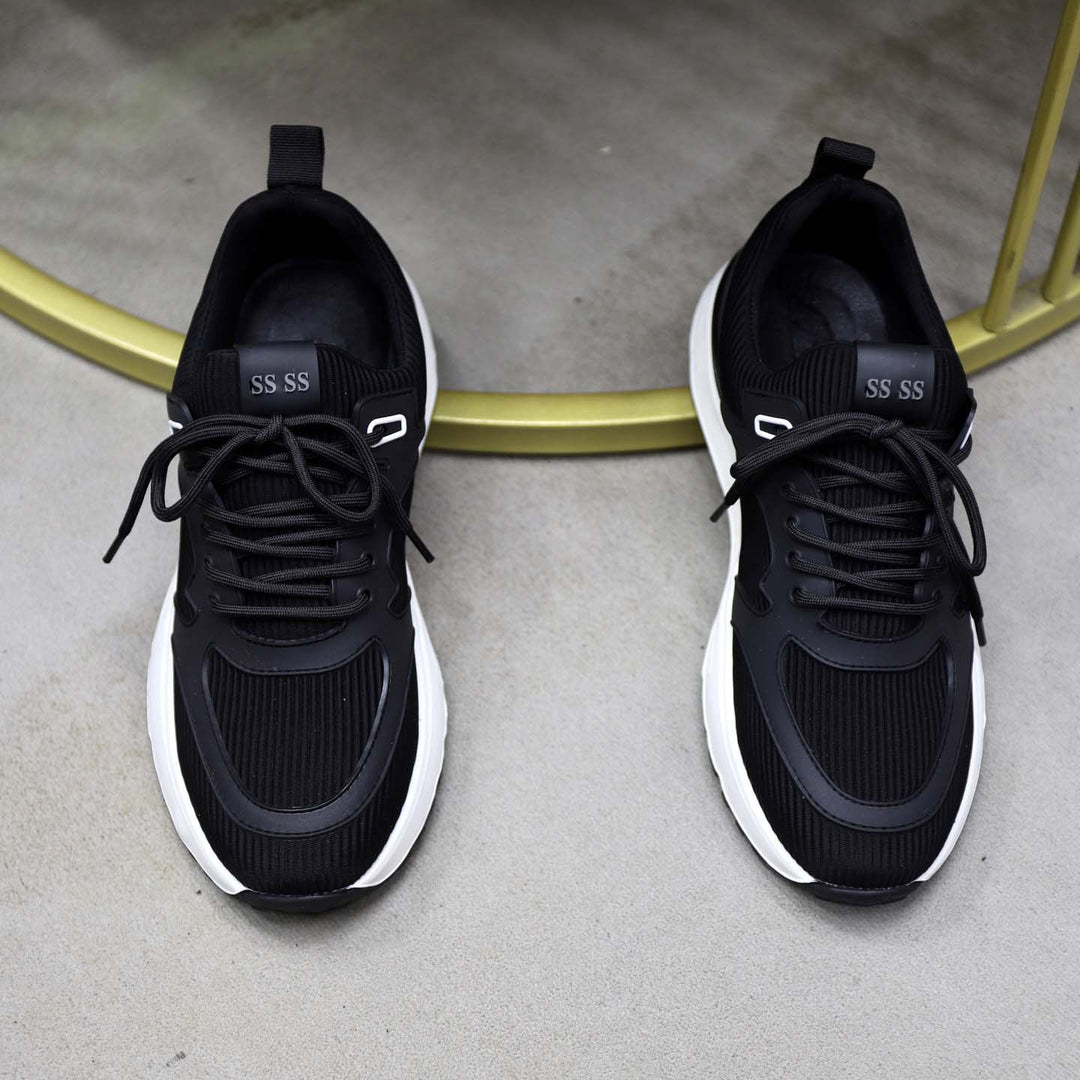 Damen Sportliche Leichtgewicht-Sneaker mit atmungsaktiver Oberflächenstruktur EB