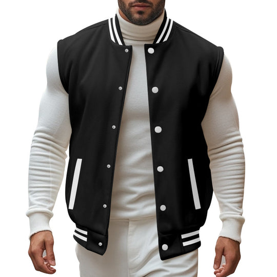 Herren trendige Collegejacke mit sportlichem Schnitt EB