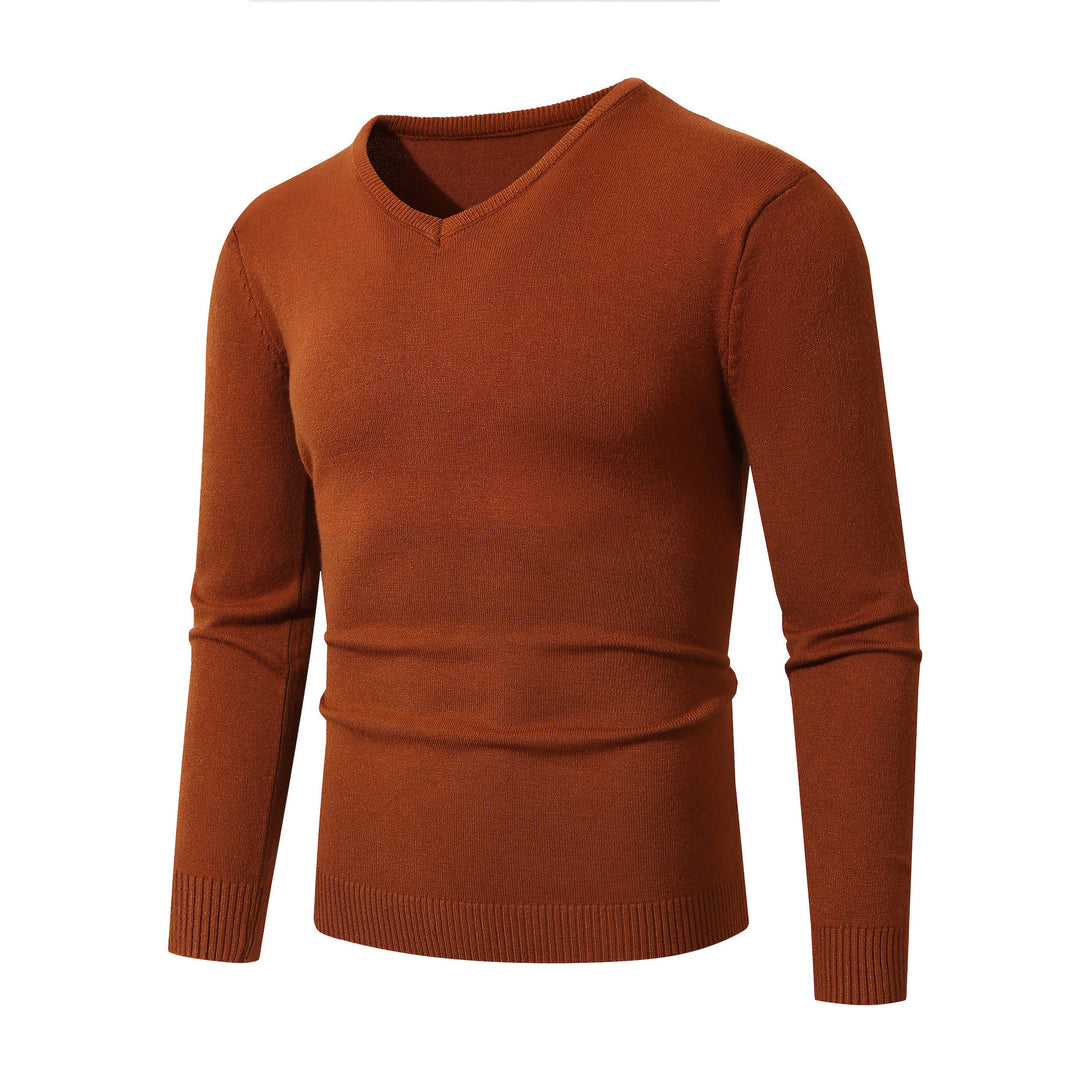 Herren eleganter V-Ausschnitt Pullover EB