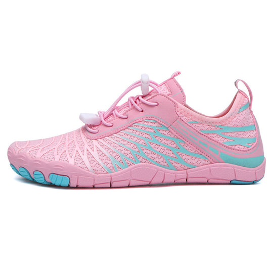 Unisex nan ultraleichter Barfuß-Wasserschuh mit rutschfester Laufsohle und Kordelzugverschluss EB