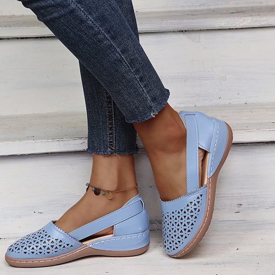 Damen Komfortable Clogs mit atmungsaktivem Design und rutschfester Sohle EB