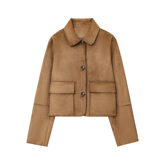 Damen Kurzjacke mit praktischen Taschen EB