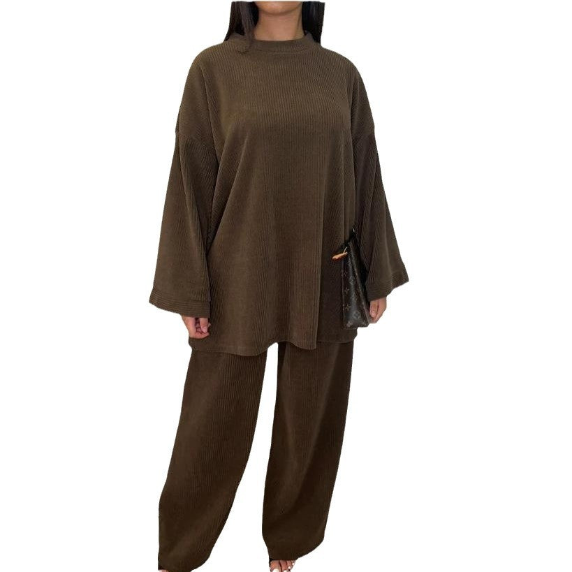 Damen Lässiger Strickanzug EB