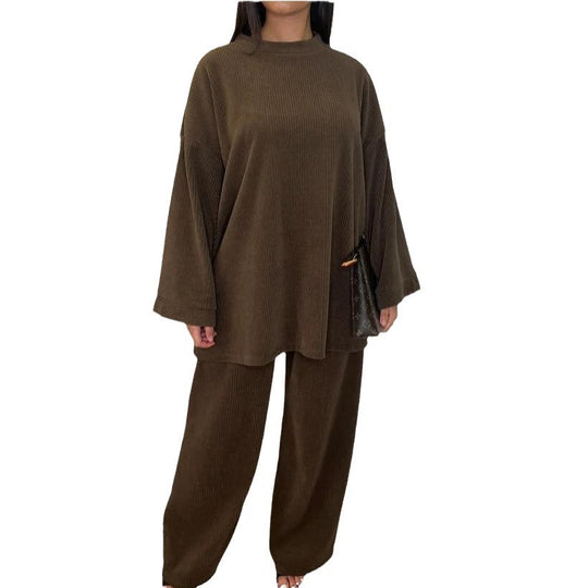 Damen Lässiger Strickanzug EB