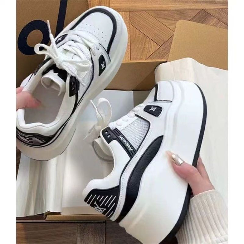 Damen Chunky Sneakers mit modischem Design und dämpfender Sohle EB