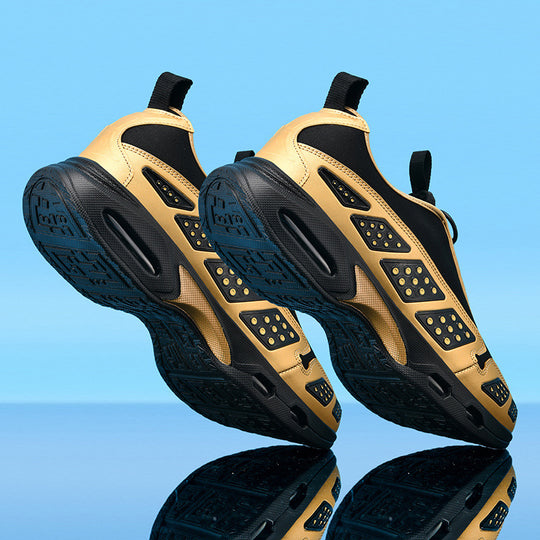 Herren sportlicher Schlupfsneaker mit integrierter Luftkammer, Reißverschlusszug und gedämpfter Profilsohle EB