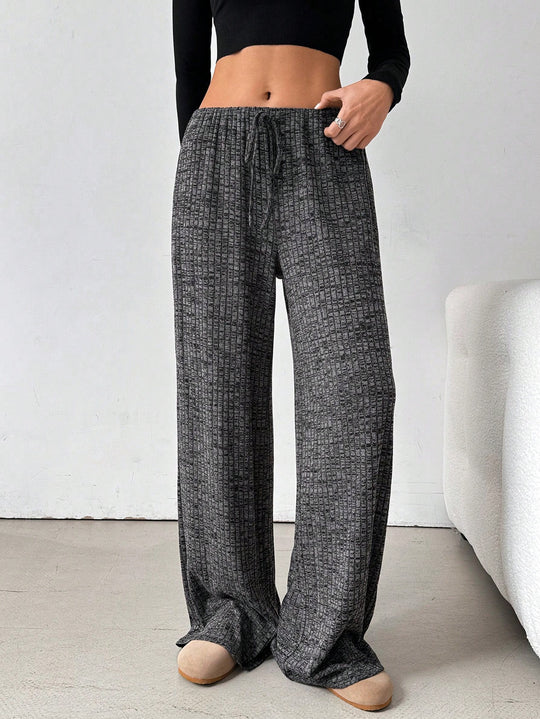 Damen luftige Komfort-Hose mit elastischem Bund und Taschen EB