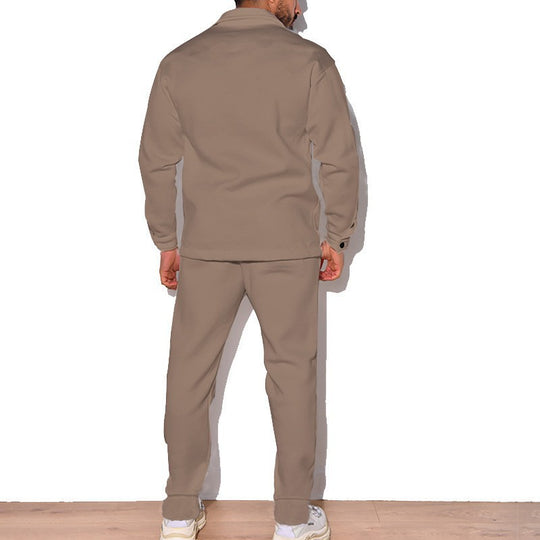 Herren Lässiges Set aus Hemd und Jogginghose EB