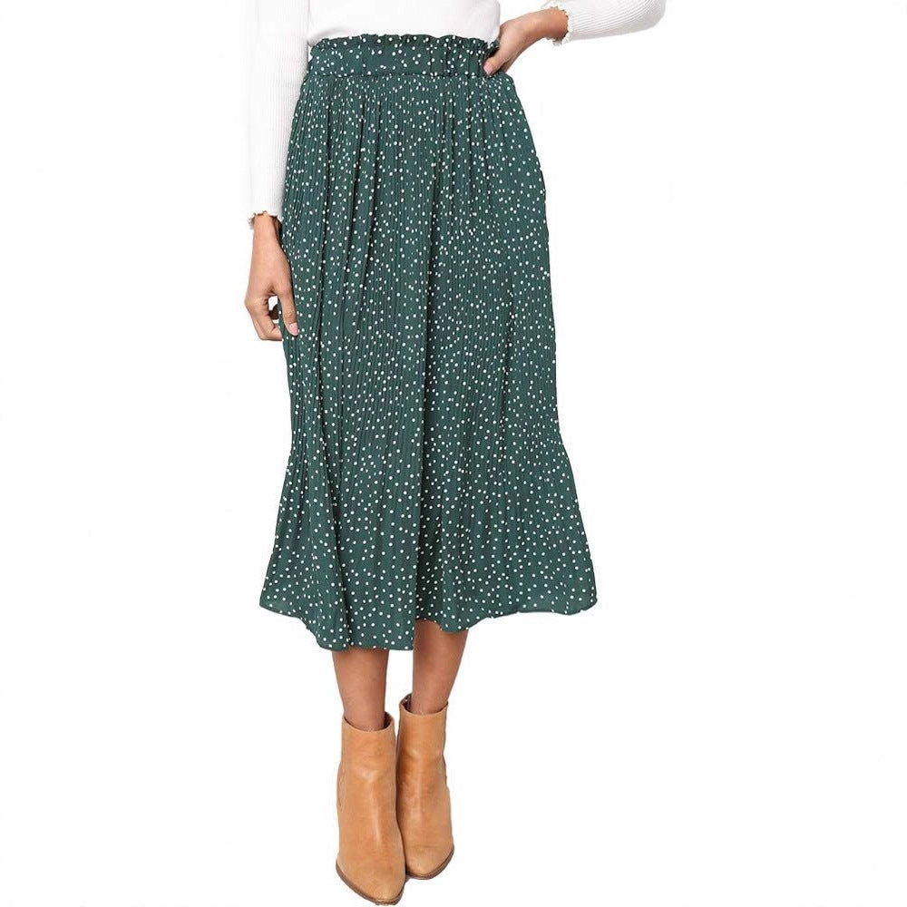 Damen Maxirock mit modischem Animal Print EB