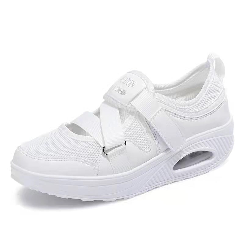 Damen Sportliche Sneakers mit atmungsaktivem Mesh-Obermaterial und gepolsterter Sohle EB