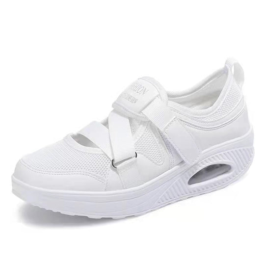 Damen Sportliche Sneakers mit atmungsaktivem Mesh-Obermaterial und gepolsterter Sohle EB
