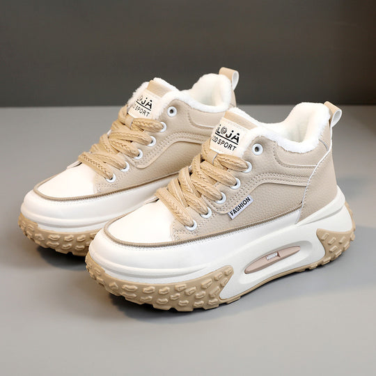Damen Hohe Sneakers mit atmungsaktivem Innenfutter und rutschfester Sohle EB