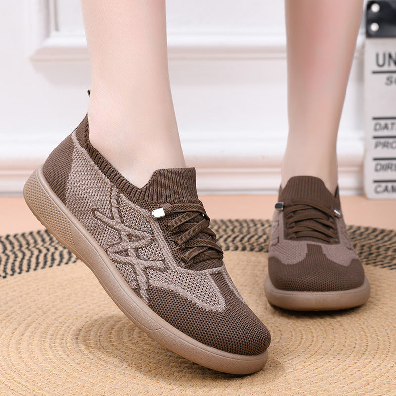 Damen Freizeit Sneaker mit elastischem Einschlupf EB