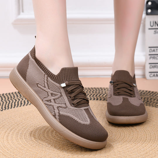 Damen Freizeit Sneaker mit elastischem Einschlupf EB