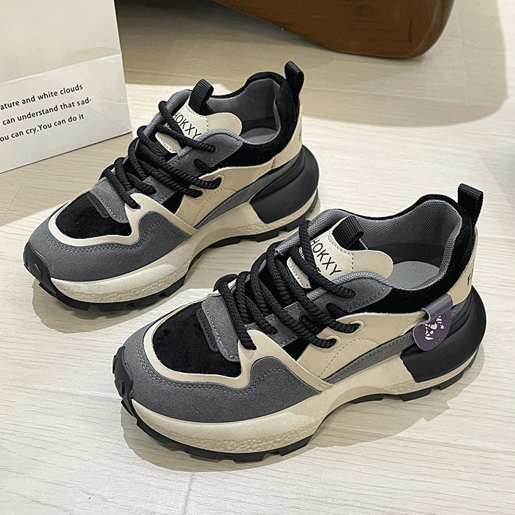 Damen modische Sneakers mit stoßdämpfender Sohle und atmungsaktivem Obermaterial EB
