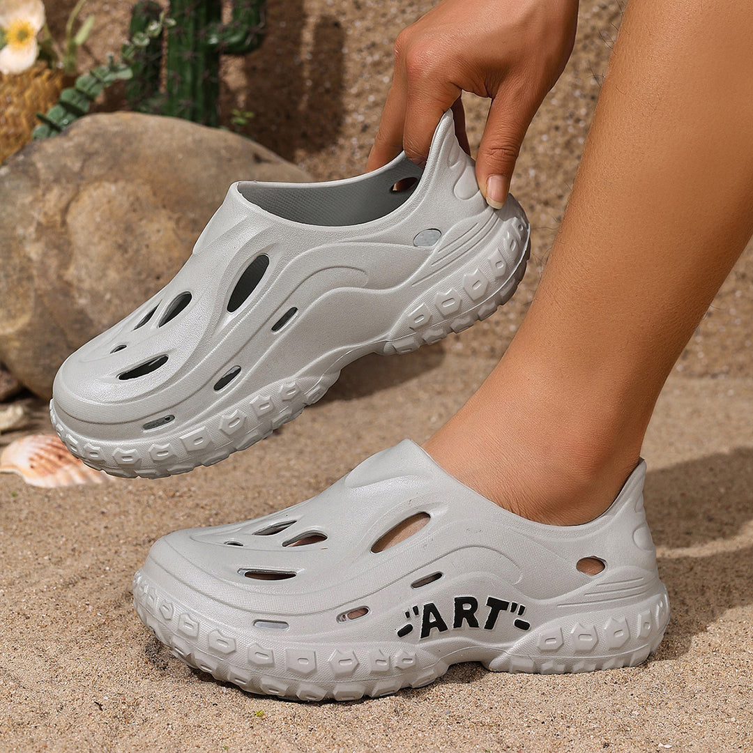 Damen Komfortable Clogs mit Luftlöchern EB