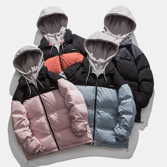 Herren Winterjacke mit abnehmbarer Kapuze und wärmeisolierender Fütterung EB
