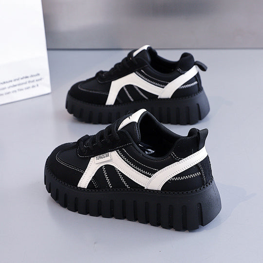 Damen Chunky Sneakers mit modischem Design und dämpfender Sohle EB