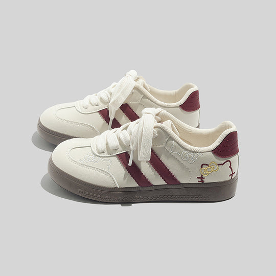 Damen Sportliche Sneakers mit verspieltem Design und hochwertigem Obermaterial EB