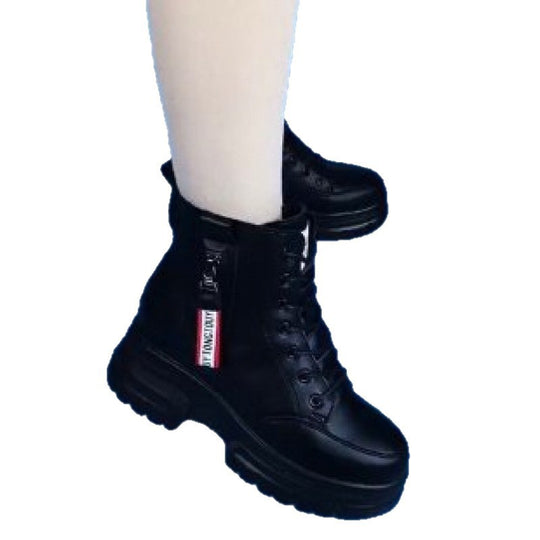 Damen Modische und bequeme High-Top Stiefel EB