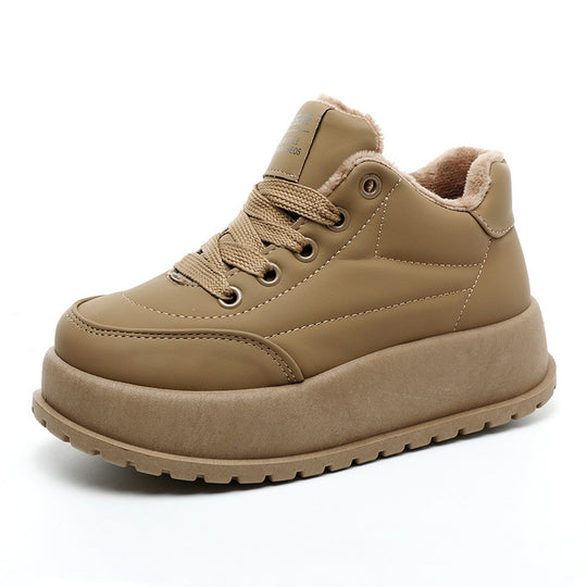 Damen modische Sneakers mit gut gepolstertem Innenfutter und robustem Profil EB
