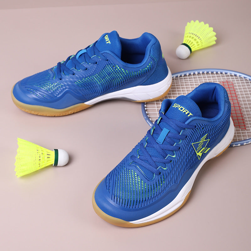 Damen Sportliche Badmintonschuhe mit rutschfester Sohle und atmungsaktiven Mesh-Einsätzen EB