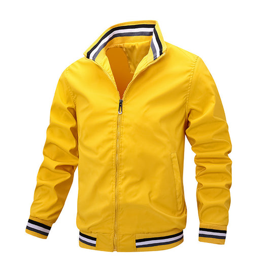 Herren elegante Bomberjacke mit stark isolierendem Innenfutter EB