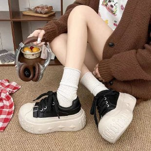 Damen Komfortable und trendige Plateau-Sneaker EB