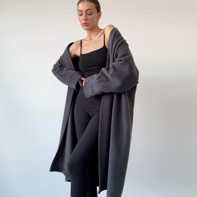 Damen Kuscheliger Oversize-Mantel EB