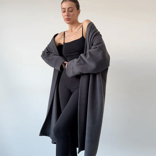 Damen Kuscheliger Oversize-Mantel EB