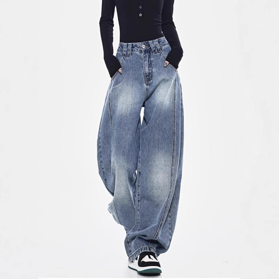Damen Oversize Jeanshose EB