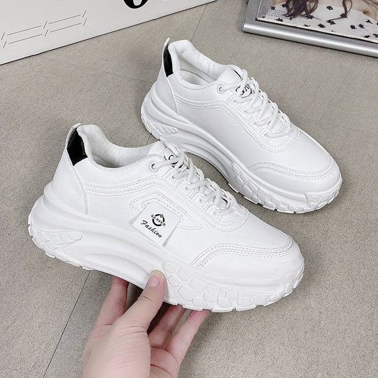 Damen Sportliche Trend Sneakers mit dickem Sohlenprofil und atmungsaktiver Oberfläche EB