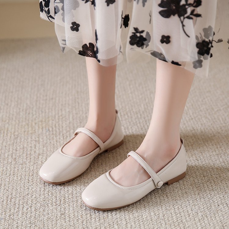 Damen Ballerinas mit dekorativem Riemchen und komfortabler Sohle EB