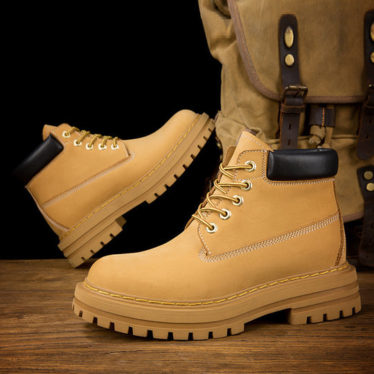 Damen robuste Schnürboots mit rutschfester Profilsohle und atmungsaktivem Obermaterial EB