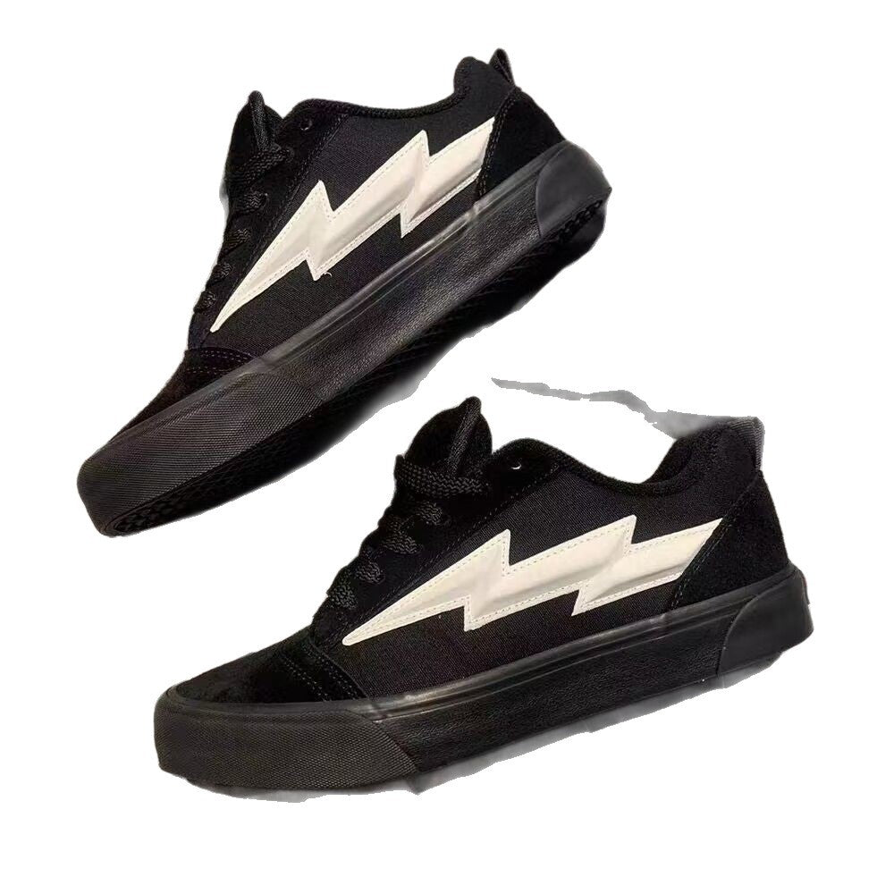 Damen Sportliche Sneakers mit auffällig grafischem Blitzen-Design EB