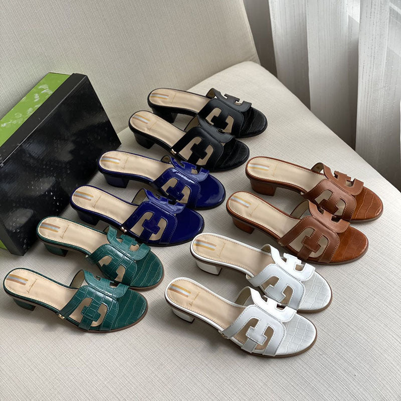 Damen modische Sandalen mit elegantem Blockabsatz EB