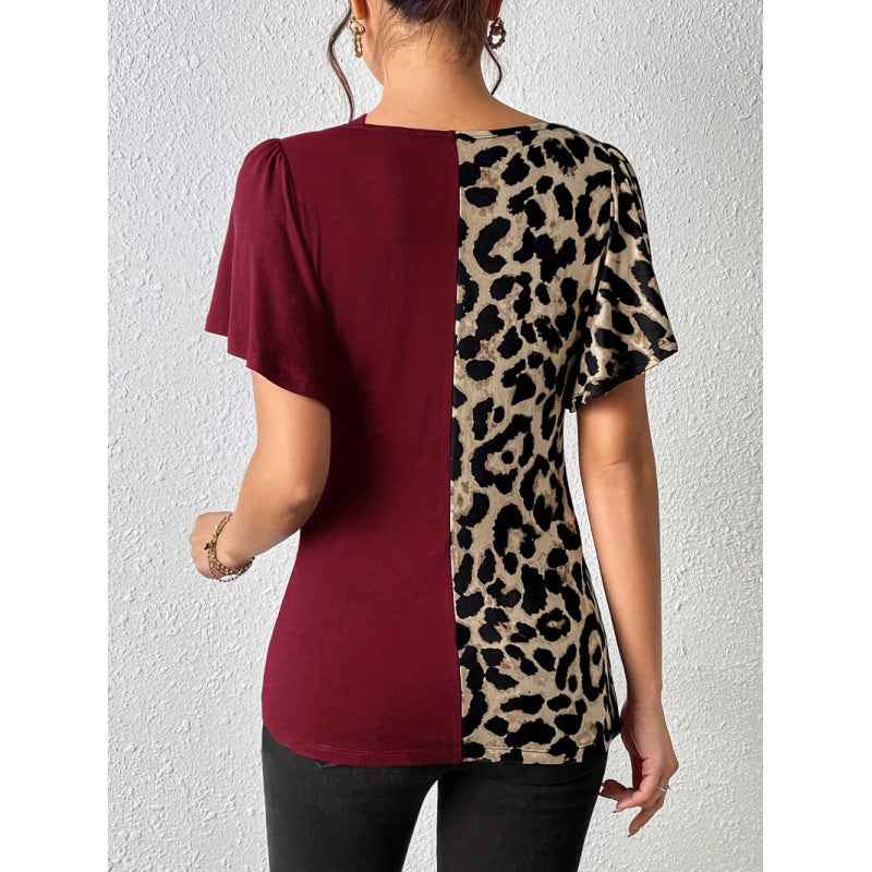 Damen Trendiges Oberteil mit asymmetrischem Design und raffinierten Cut-Outs EB