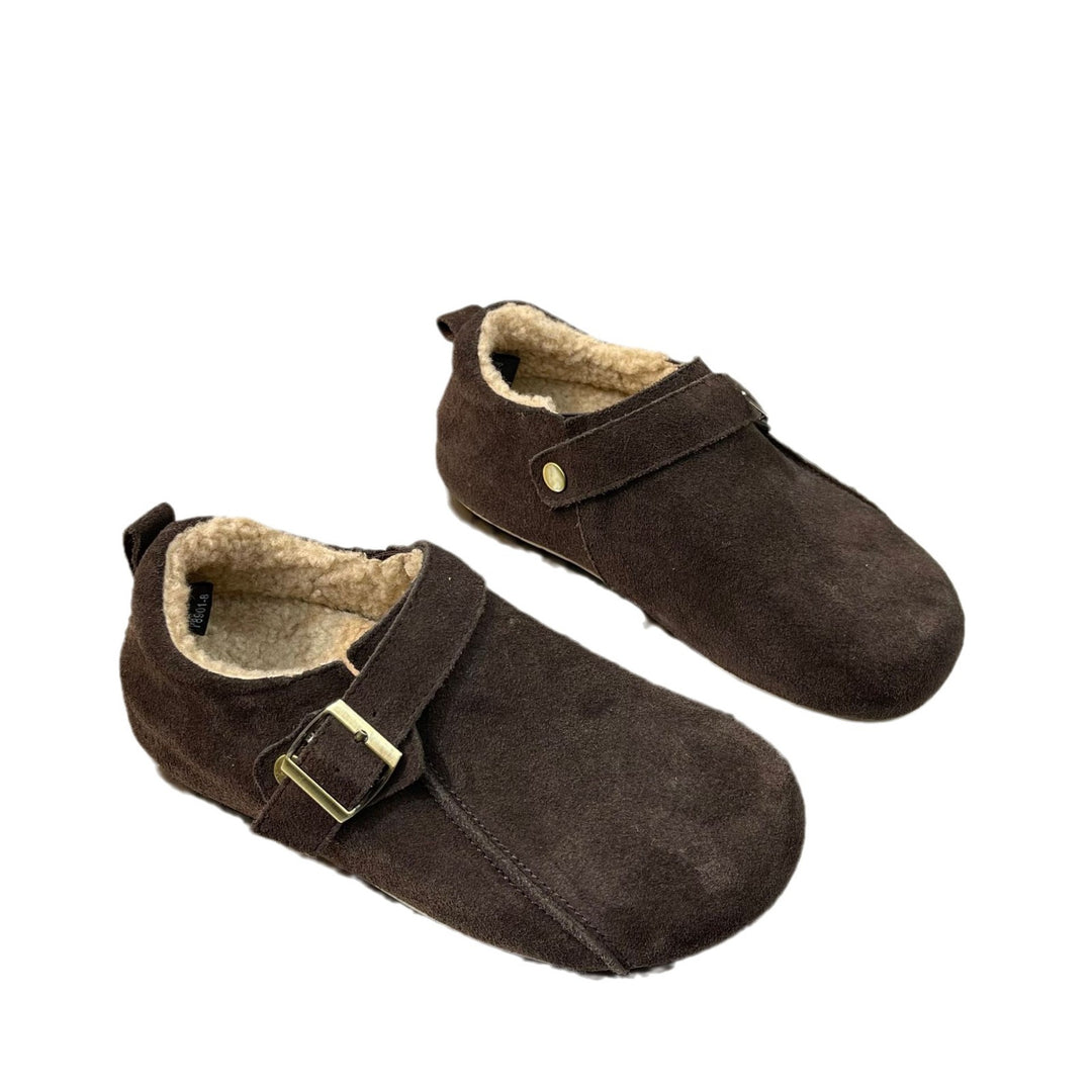 Damen Komfortable Clogs mit weichem Innenfutter und praktischem Schnallenverschluss EB