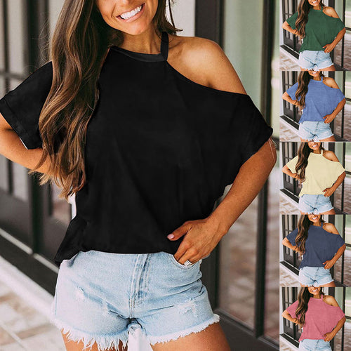 Damen Off-Shoulder Oberteil mit lässigem Design und modernen Akzenten EB