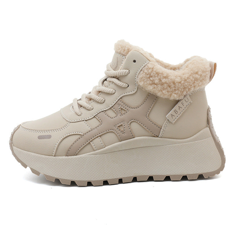 Damen Sneakers mit warmem Fleece-Futter und dämpfender Laufsohle EB
