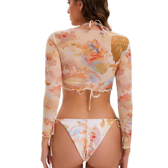 Damen Crop-Top Badeanzug EB