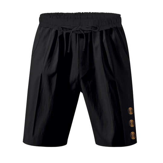 Herren lässige Sport-Shorts mit elastischem Bund und praktischen Seitentaschen EB