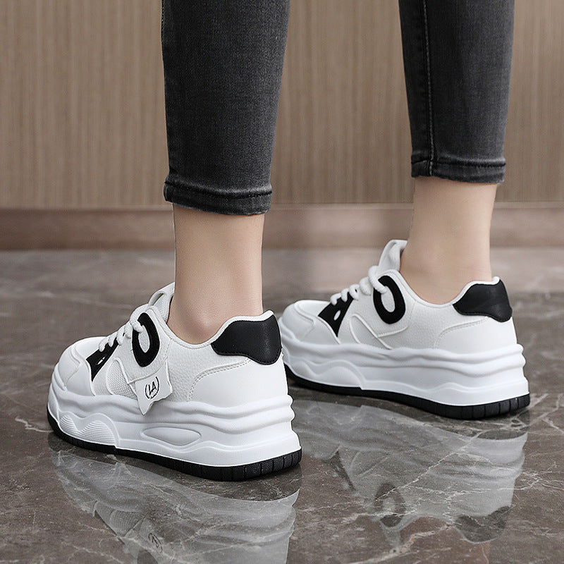 Damen Sportliche Chunky Sneakers mit ergonomischer Dämpfung und atmungsaktiver Obermaterialstruktur EB