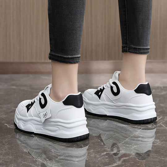 Damen Sportliche Chunky Sneakers mit ergonomischer Dämpfung und atmungsaktiver Obermaterialstruktur EB