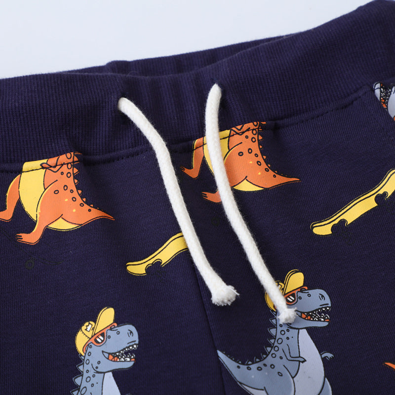 Jungen Jogginghose mit freundlichem Dinosaurier-Design EB